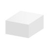 13406 sk blok kocka rovna nelepena biela 9x9x5 cm php