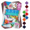 Zložka farebného papiera A4 (výkresov) ART karton 10 listov /10 farieb, 250g/m2