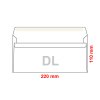 obalka dl 110x220 mm samolepiaca 50 ks
