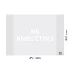 obal na anglictinu pvc 451x283 mm hruby transparentny 1 ks