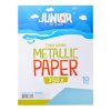 dekoracny papier a4 metallic modry 250 g sada 10 ks 00000