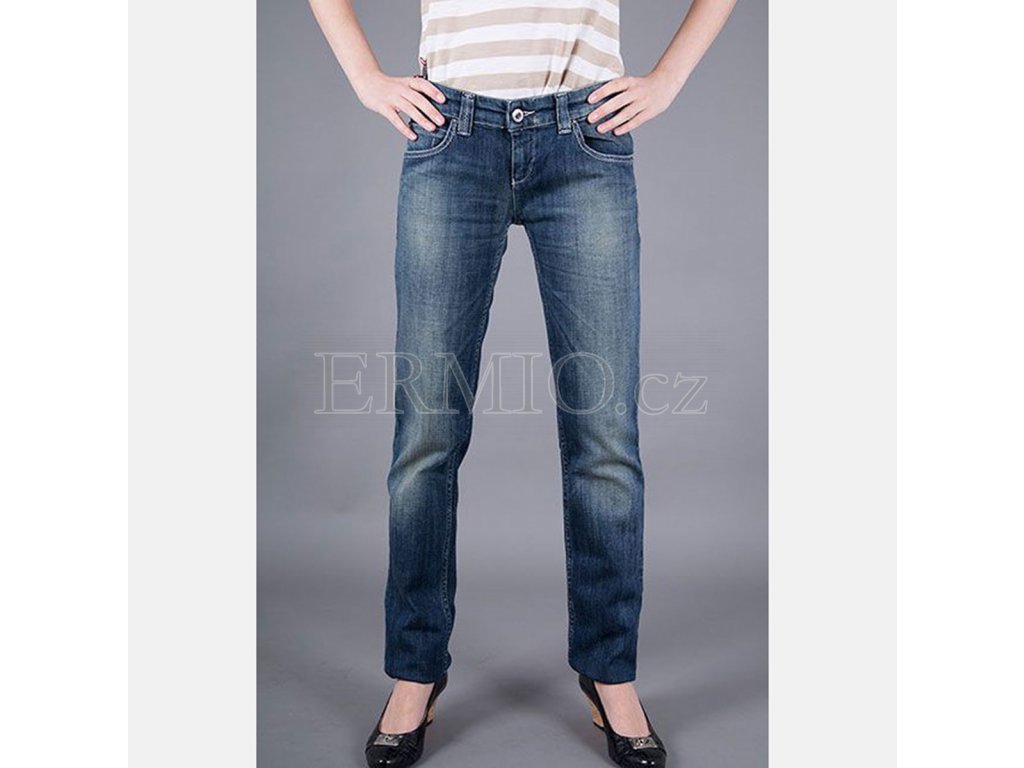 Luxusní Luxusní dámské džiny Armani Jeans dámské modré v e-shopu * Ermio  Fashion