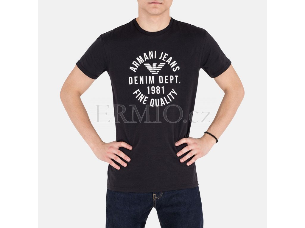 Pánské inkoustové tričko Armani Jeans