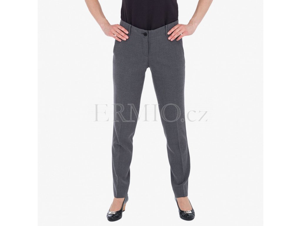 Šedé kalhoty Armani Jeans