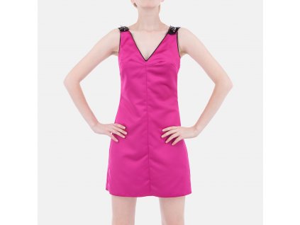 Luxusní koktejlové šaty D&G růžové