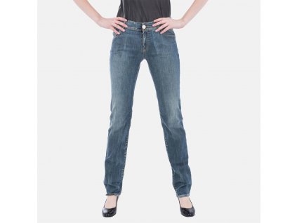 Půvabné dámské džiny Armani Jeans modré