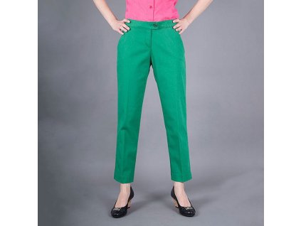 Stylové dámské kalhoty Armani Jeans zelené