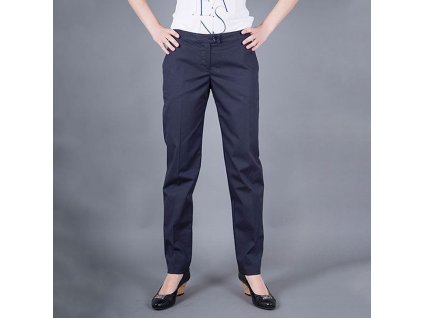 Luxusní kalhoty Armani Jeans modré dámské