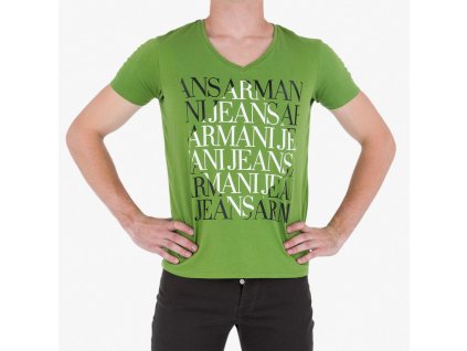 Zelené tričko Armani Jeans