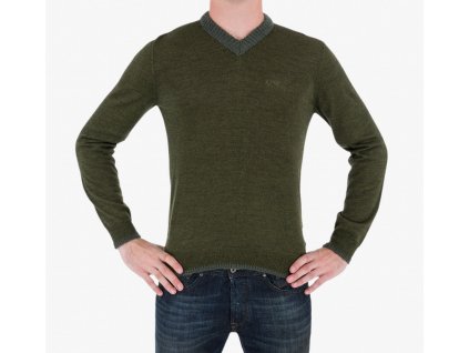 Zelený svetr Armani Jeans