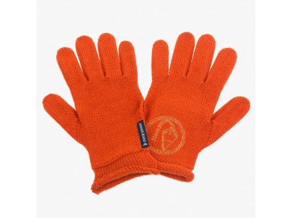 Oranžové rukavice Armani Jeans