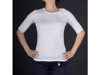 Bílé dámské tričko Armani