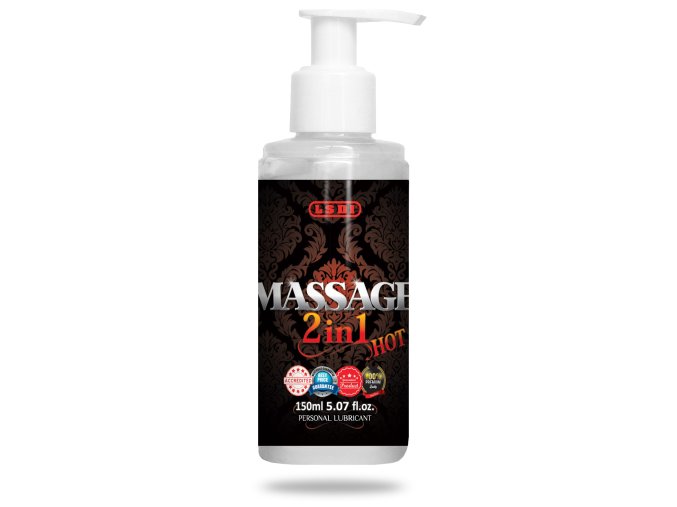 LSDI MASÁŽNÍ GEL MASSAGE 2IN1 HOT 150ML