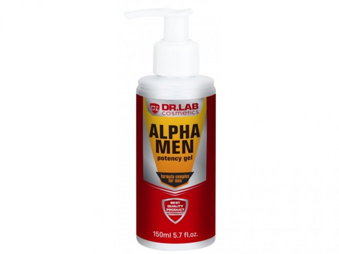 DR.LAB COSMETICS LUBRIKAČNÍ GEL ALPHA MEN NA PODPORU EREKCE 150ML