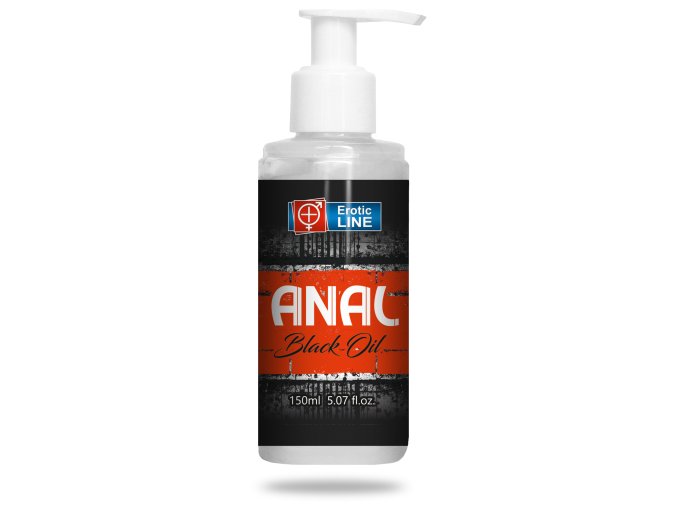 EROTIC LINE LUBRIKAČNÍ ANÁLNÍ OLEJ BLACK OIL 150ML