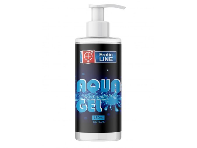 EROTIC LINE LUBRIKAČNÍ AQUA GEL BLACK 150ML