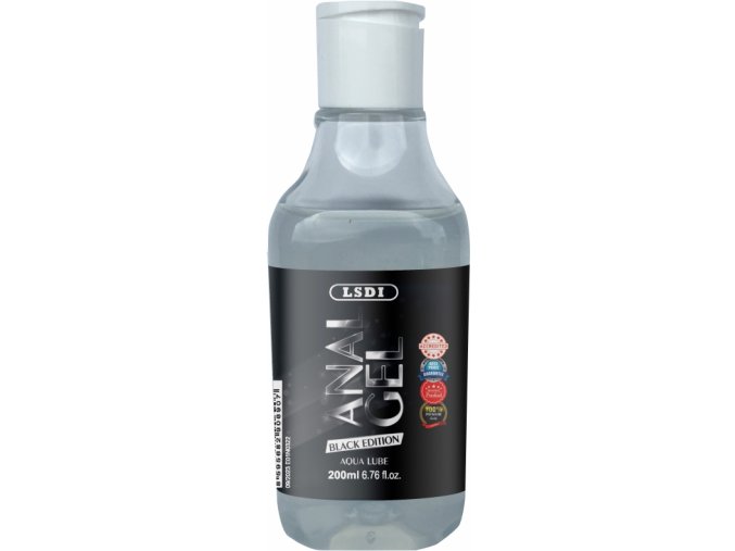 LSDI LUBRIKAČNÍ ANÁLNÍ GEL BLACK 200ML