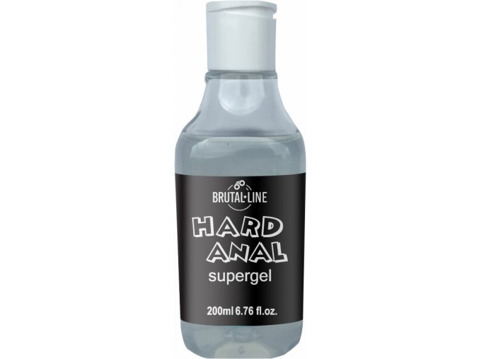 BRUTAL LINE ANÁLNÍ LUBRIKAČNÍ GEL HARD ANAL SUPERGEL 200ML