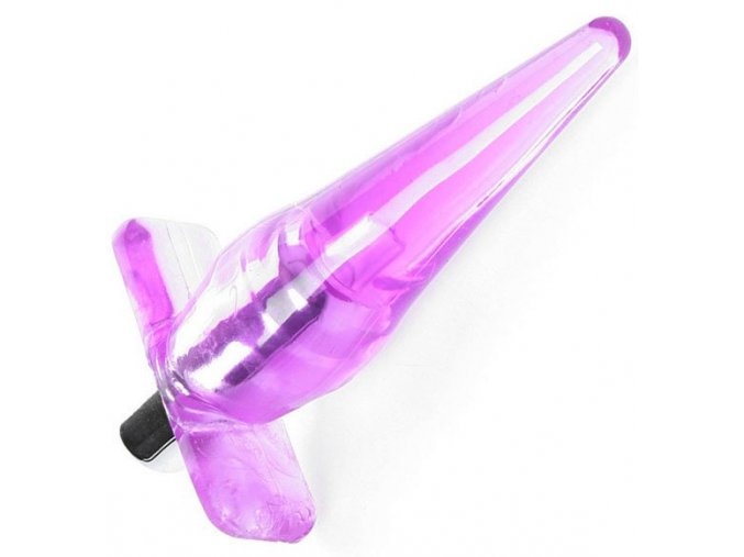 LOLO anální kolík s vibracemi fialový