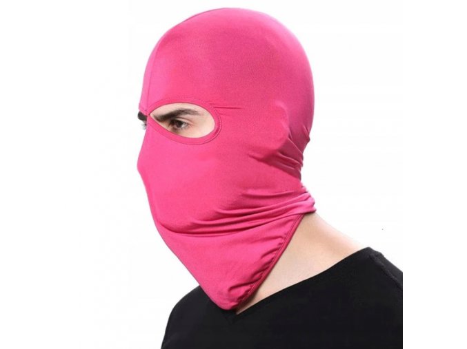 LOLO BDSM maska na obličej růžová