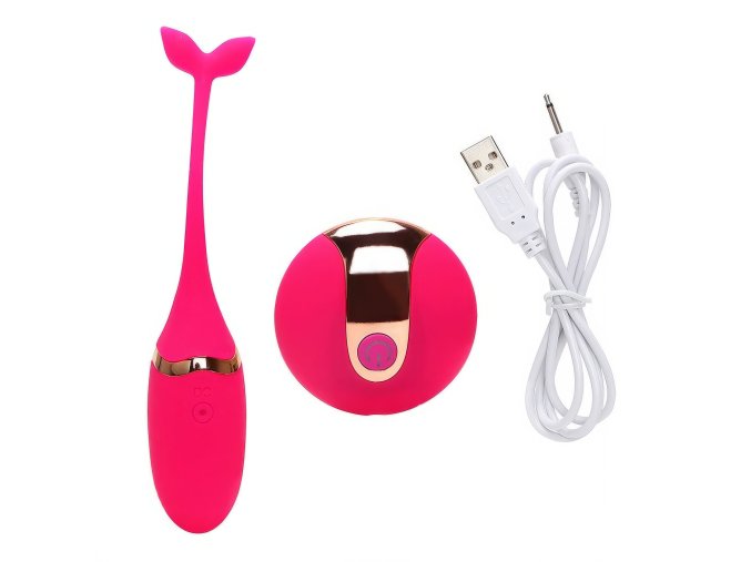 LOLO vibrující vajíčko s ocáskem USB