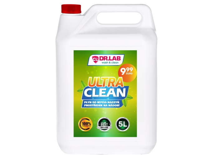 Dr.lab wash & clean ultra clean prostředek na nádobí 5l