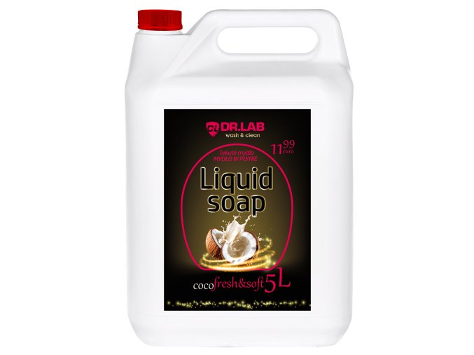 Dr.lab wash & clean liquid soap coco tekuté mýdlo 5l