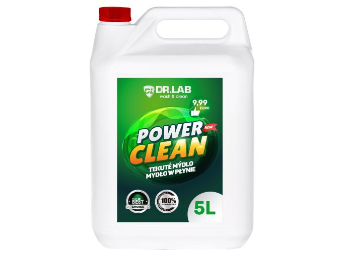 Dr.lab wash & clean power clean tekuté mýdlo 5l
