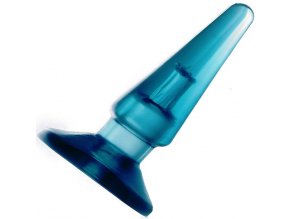 LOLO gelový úzký anální kolík modrý