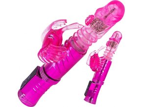 LOLO vibrátor přirážející se stimulátorem klitorisu