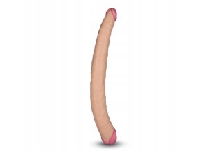 LOLO oboustranné přírodní realistické dildo - 37 cm