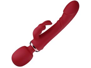 LOLO exkluzivní vibrátor s králíčkovým stimulátorem 3v1