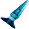 LOLO gelový úzký anální kolík modrý