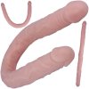 LOLO dlouhé oboustranné dildo přírodní