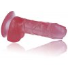 LOLO mega masité dildo s přísavkou růžové