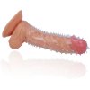 LOLO násada na penis s vroubky čirá