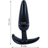 LOLO anální kolík černý - průměr 3 cm