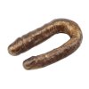 LOLO oboustranné ohnuté dildo zlaté