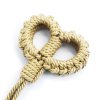 LOLO hrubá pletená pouta shibari béžová