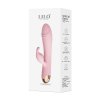 LOLO vibrátor růžový se stimulátorem klitorisu a rotacemi
