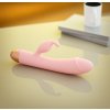 LOLO vibrátor růžový se stimulátorem klitorisu a rotacemi
