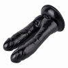 LOLO dvojité dildo černé - 16cm