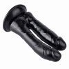 LOLO dvojité dildo černé - 16cm