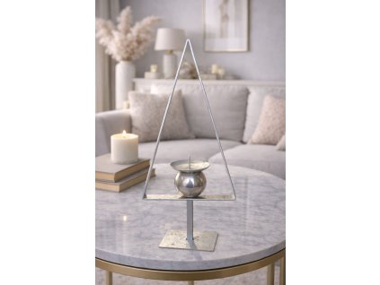 moderny trojuholnikovy svietnik