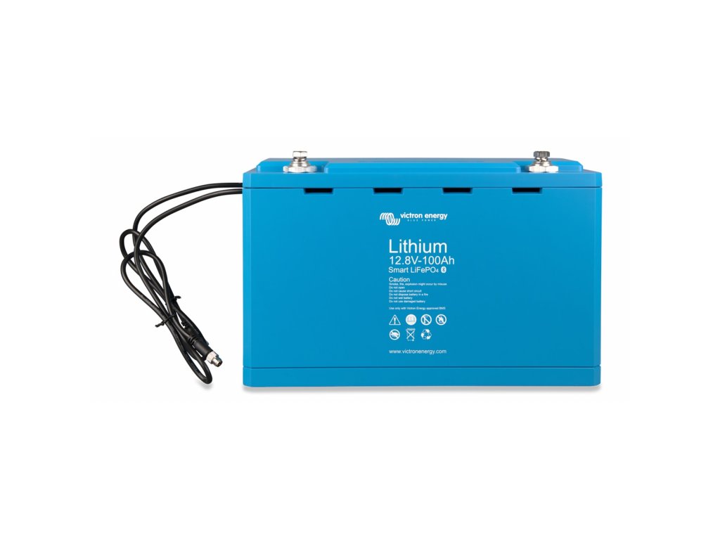 5970 O victron energy lifepo4 battery 12 8v 100ah smart front