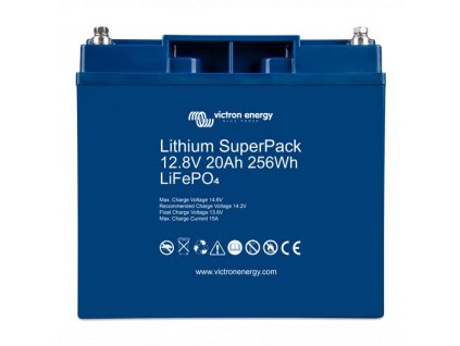 6389 O victron energy lithium superpack 12 8v 20ah 256wh front kopie