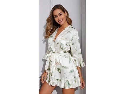 TERMEZY Women s Sexy Lacing Pajamas Ice Silk Satin Leopard Nightwear Crane Print Bathrobe Three Quarter.jpg 640x640.jpg