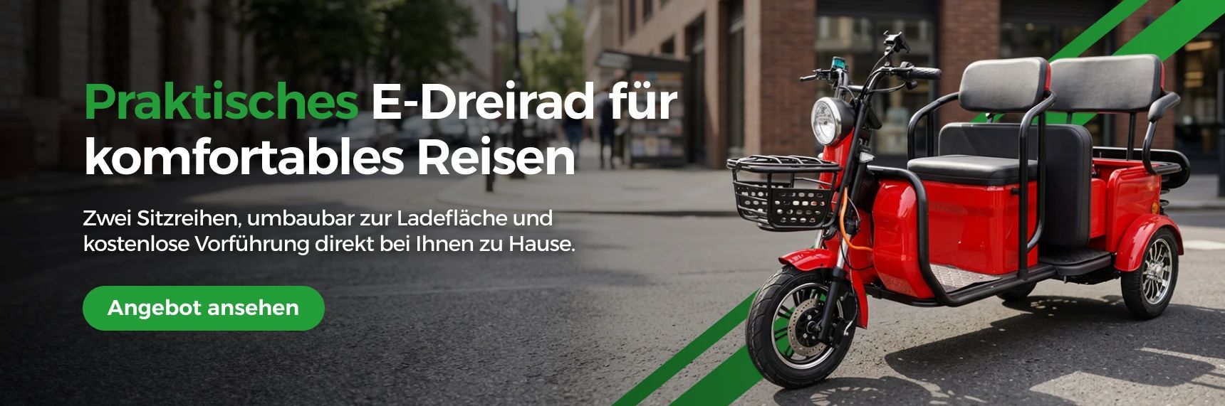 Praktisches E-Dreidad fur komfortables Reisen