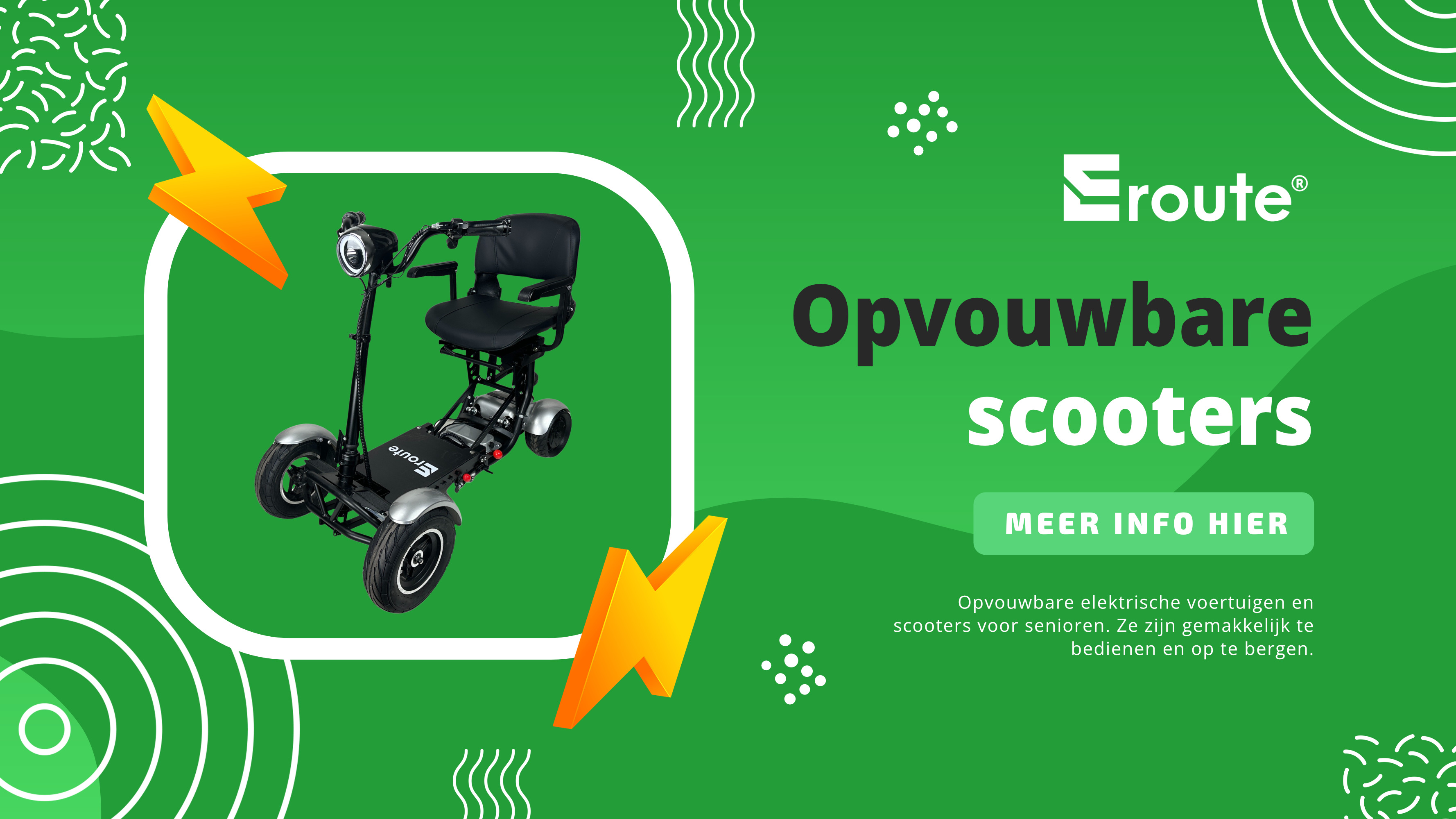Opvouwbare elektrische scooters
