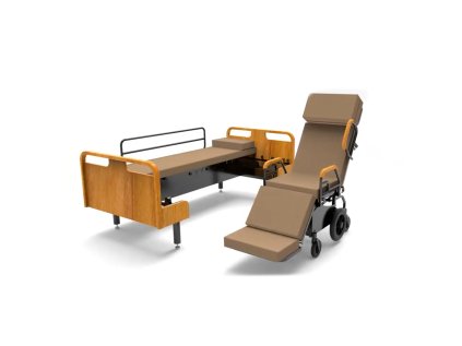 Multifunctionele bed met rolstoel Eroute CA1301 (2)